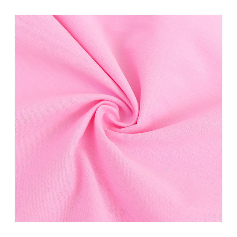 60 piezas de popelina de tejido liso, algodón, camisa de mujer de primavera y verano, camiseta de media manga, mono 100% хлопок