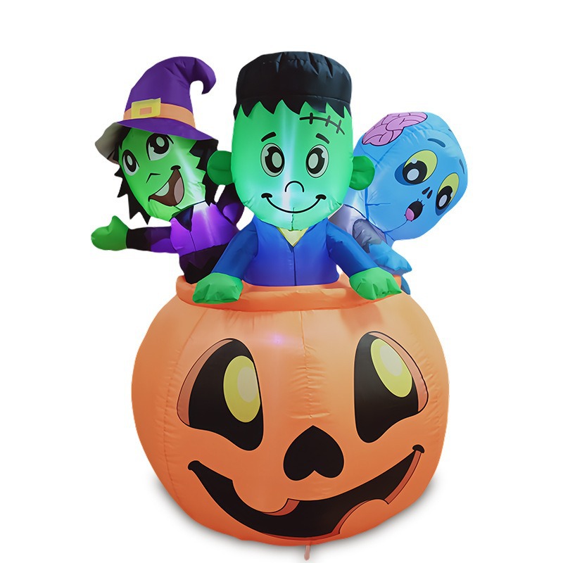 작은 것 세 개와 호박 머리