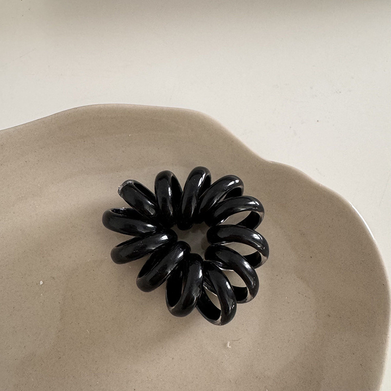 High-elasticity Telephone Wire Tie Women, New High-end High-appearance Hair Accessory For Ponytails_voghion.com