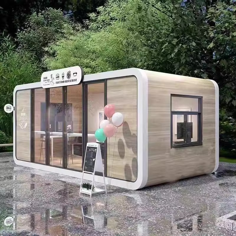 Casa móvil de cápsula, lujo ligero, villa de alto nivel, hotel al aire libre, popularidad en línea, cápsula de manzana, habitación solar inteligente, habitación estrellada