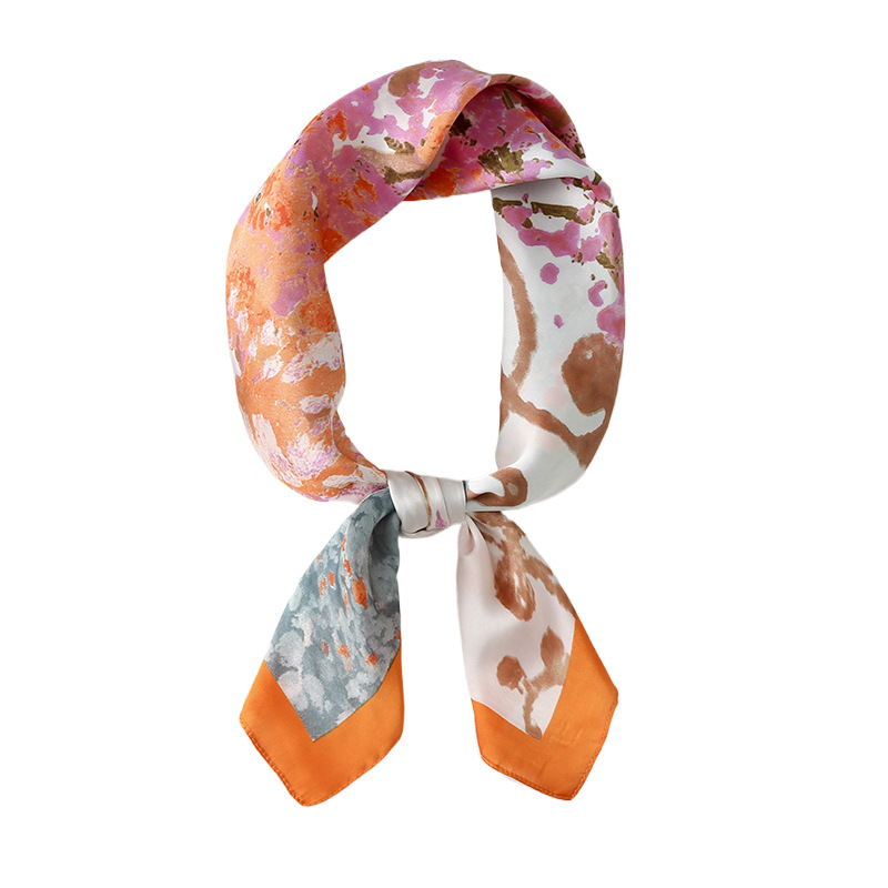 Primavera y otoño moda temperamento 70 toallas cuadradas belleza urbana azafata bufandas profesionales bufandas de seda lujosas caja de regalo set al por mayor