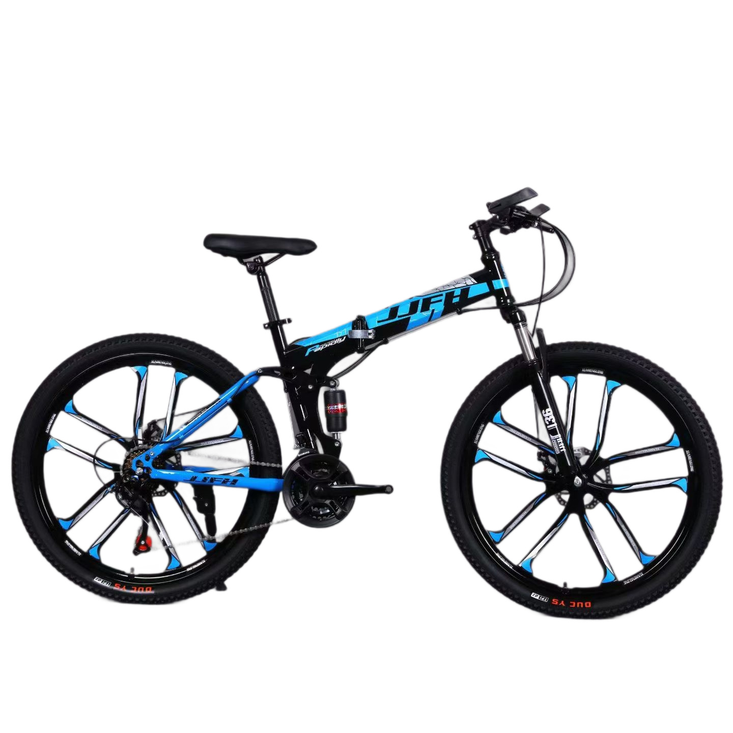 Land Rover bicicletas plegables de montaña para hombres y mujeres amortiguadores de goma de goma bicicletas para adultos estudiantes de bicicleta de montaña carretera cruzada image 5