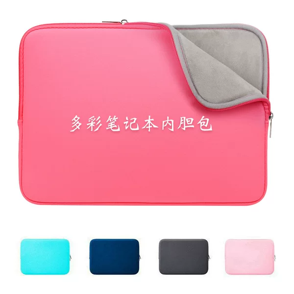 Laptop bag foam liner bag anti-fall anti-shock fleece-lined thick business flat bag 16 inch factory wholesale