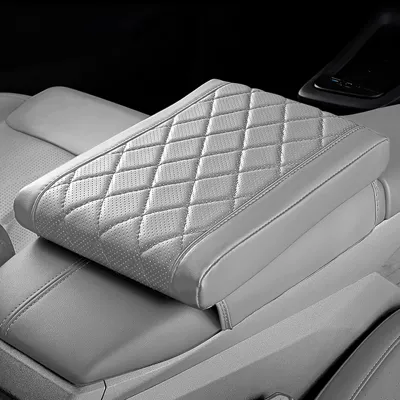Pad Memory Foam Central Armrest | Armrest box pad - memory-foam-heightened-armrest-pad-light-gray