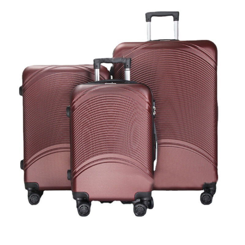 Wide pull rod luggage case three-piece universal wheel 26 large capacity suitcase 20 inch pull rod case men's and women's password box Wide pull rod luggage case three-piece universal wheel 26 large capacity suitcase 20 inch pull rod case men's and women's password box