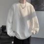 圆领宽松无帽春秋季t恤