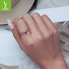 Ring with pigtail suitable for men and women, accessory, European style, silver 925 sample