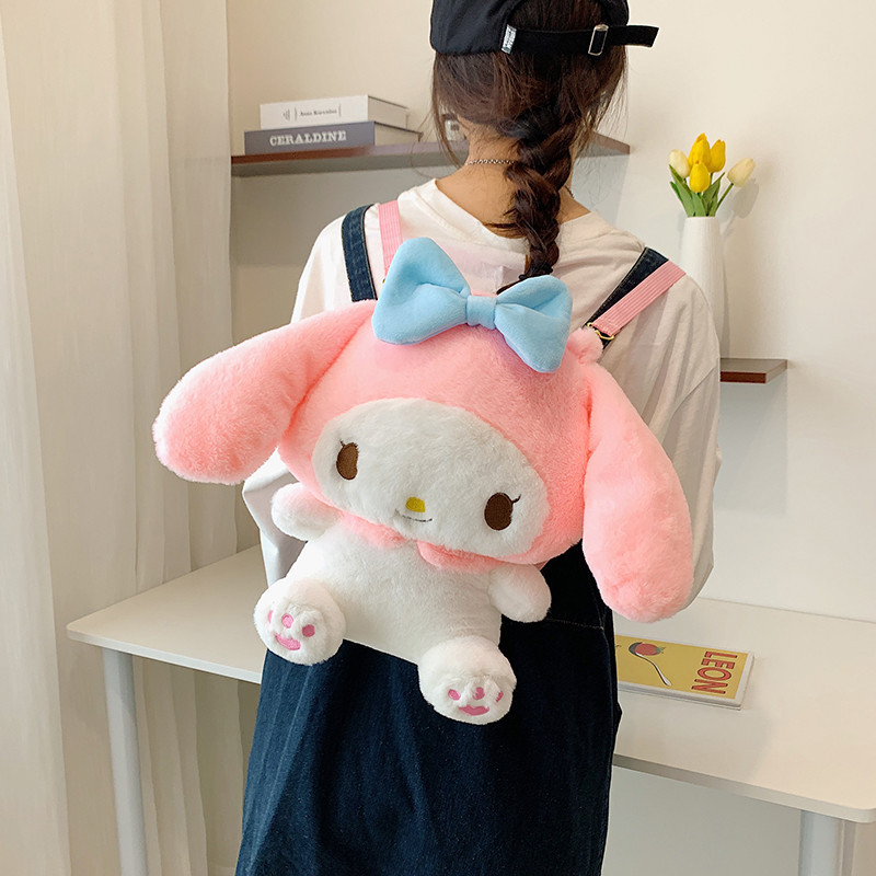 小額卸売りの玉桂犬のぬいぐるみのリュックサックの女の子のかわいいクロミの肩の斜めのショルダーバッグの親子プレゼント|undefined