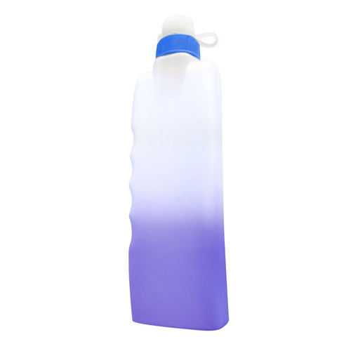 New gradient color kettle curved silicone cover sports kettle marathon running outdoor fitness cycling water cup