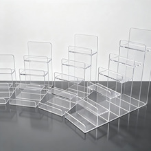 亚克力钱包展示架 有机玻璃多层首饰眼镜亚克力领带皮带展示架