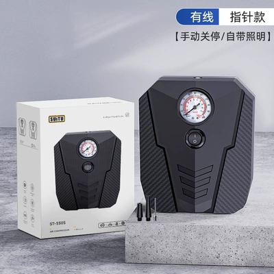 Car Inflatable Pump Portable Car Inflatable Tube Electric Inflatable Pump Car Tire Inflatable Automatic Inflatable Pump (Hava nasosu) - pointer