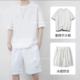 Boys Summer new sports suit loose casual fashion all-match solid color youth trend personality fashion brand thin