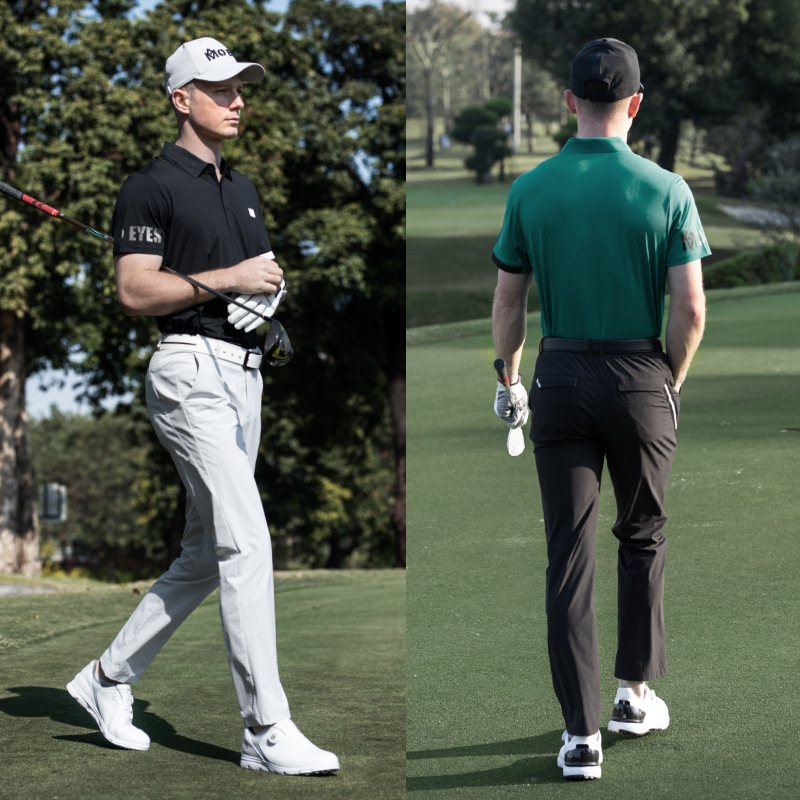 Áo thun golf nam MO EYES tay ngắn thể thao thoáng khí vải nhập khẩu — Tay áo ngắn màu xanh lá cây [lỗ thoáng khí dưới tay áo/cổ áo liền mạch/vải nhập khẩu] M25YF029, Tay áo ngắn màu trắng [lỗ thoáng khí dưới tay áo/cổ áo liền mạch/vải nhập khẩu] M25YF029, Tay áo ngắn màu đen [lỗ thoáng khí dưới tay áo/cổ áo liền mạch/vải nhập khẩu] M25YF029