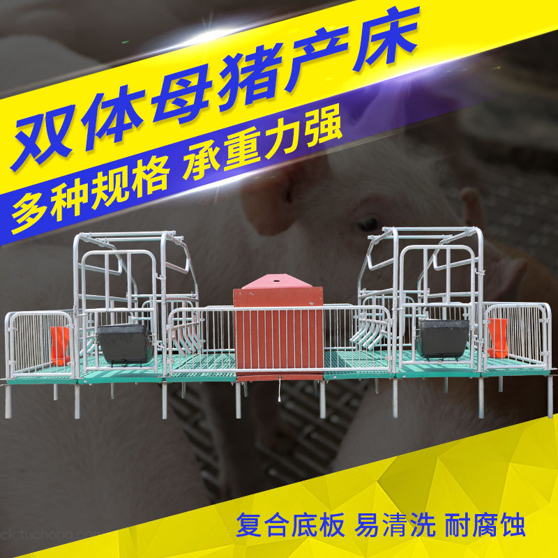 养猪场小型单母猪产床 畜牧猪产床 猪产床尺寸 产床上母猪定位栏
