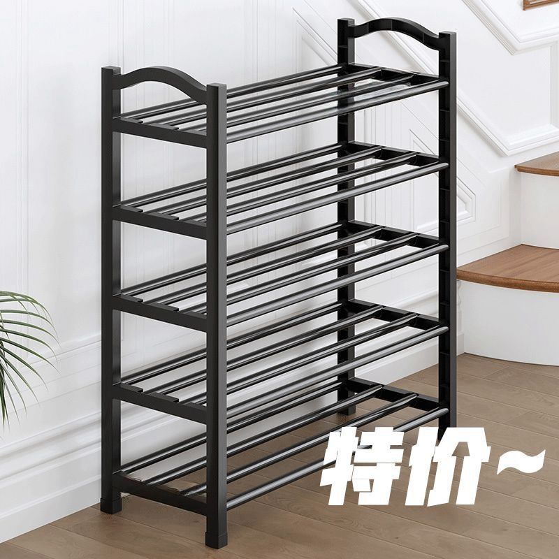 Shoe Rack Multi-Layer Household Simple Doorway Student Dormitory Dust-Proof Assembly Small Internet Celebrity Shoe Cabinet Storage Rack