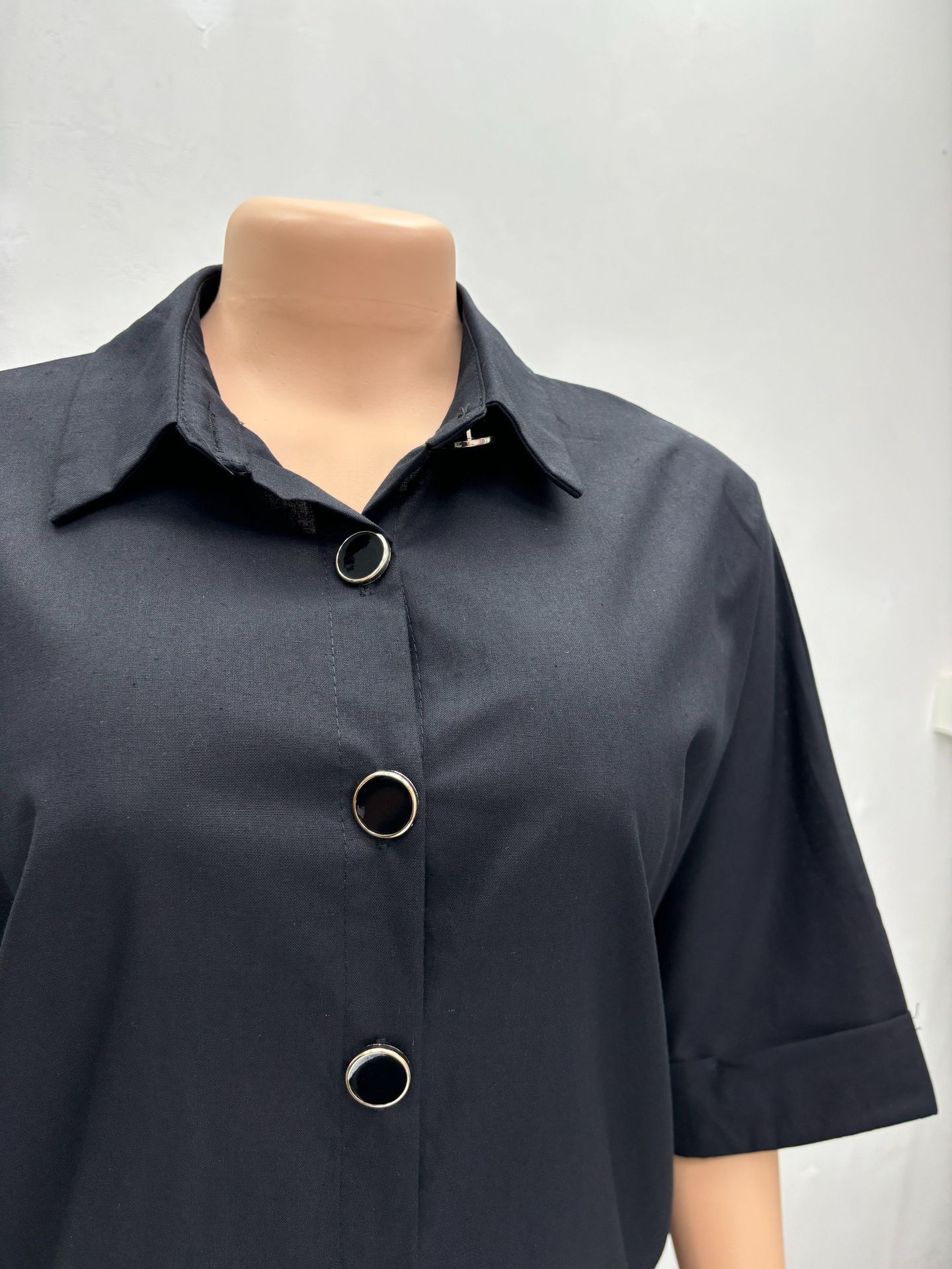 Damen Zweiteiler Set Bestehend Aus Lässigem Hemd Und Shorts_voghion.com