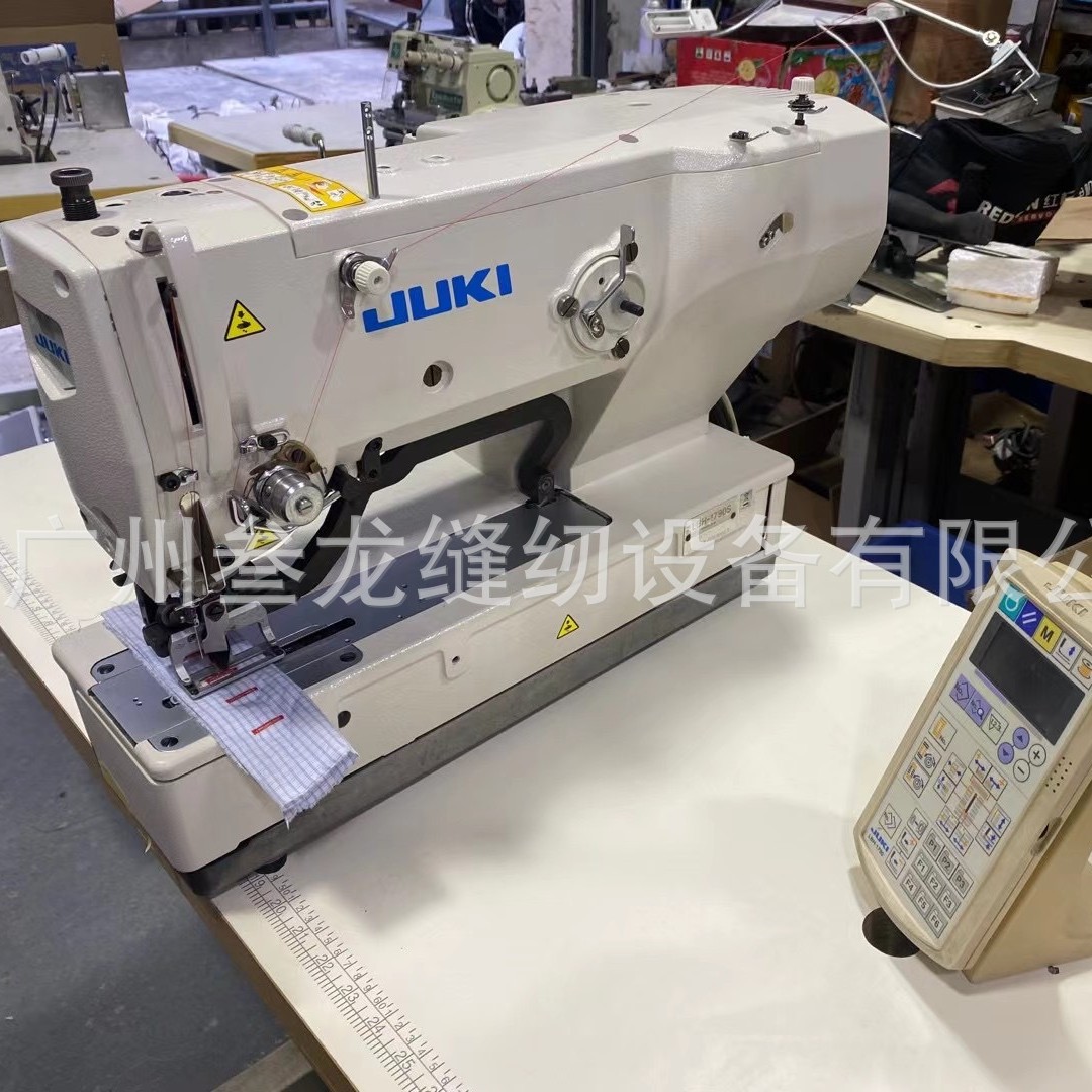 二手JUKI 1790电脑平头锁眼机 重机电脑扣眼机电脑直眼机 扣眼机