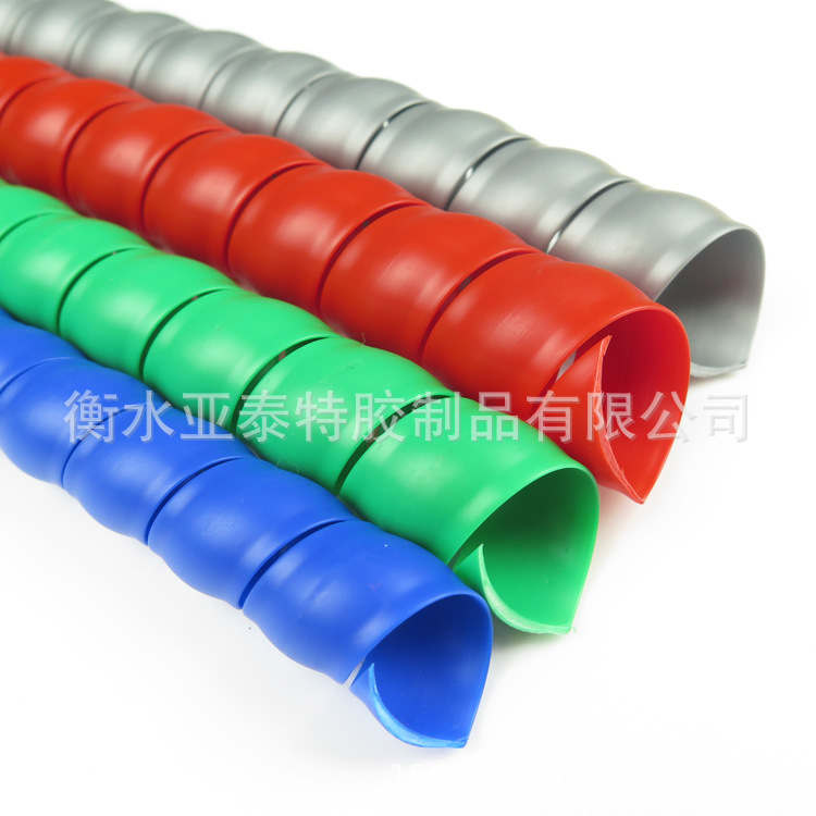 螺旋保护套PP阻燃胶管护套 机械螺旋保护套 穿线充电桩电线缠绕管