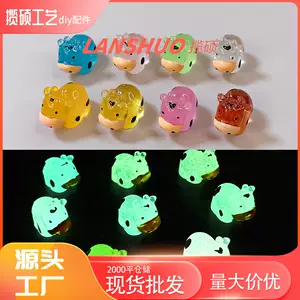 โมเดลวัวเรซิ่นจิ๋วสะท้อนแสง DIY