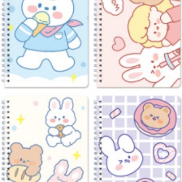 곰곰이 쿠키/캐릭터 A5 스프링 노트