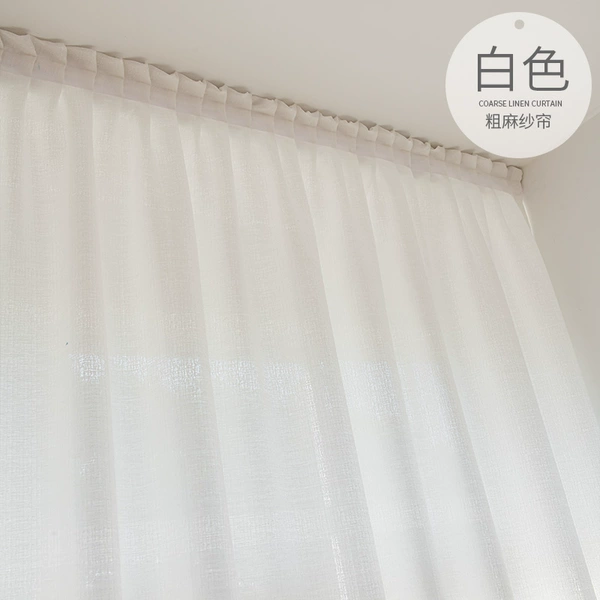 Rough hemp gauze-white [send bow nodules]