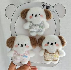 オリジナル漫画ぬいぐるみフルボディベスト子犬人形アクセサリーインガール靴と帽子バッグ装飾ブローチ卸売