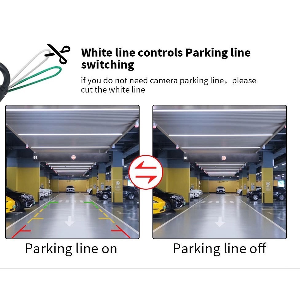 Used for Ford Transit high-position brake light 1080P high-definition night vision waterproof in-car reversing camera