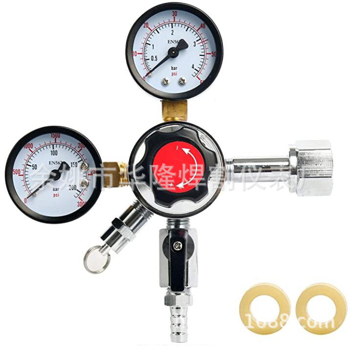 啤酒机饮料机用二氧化碳CO2减压表