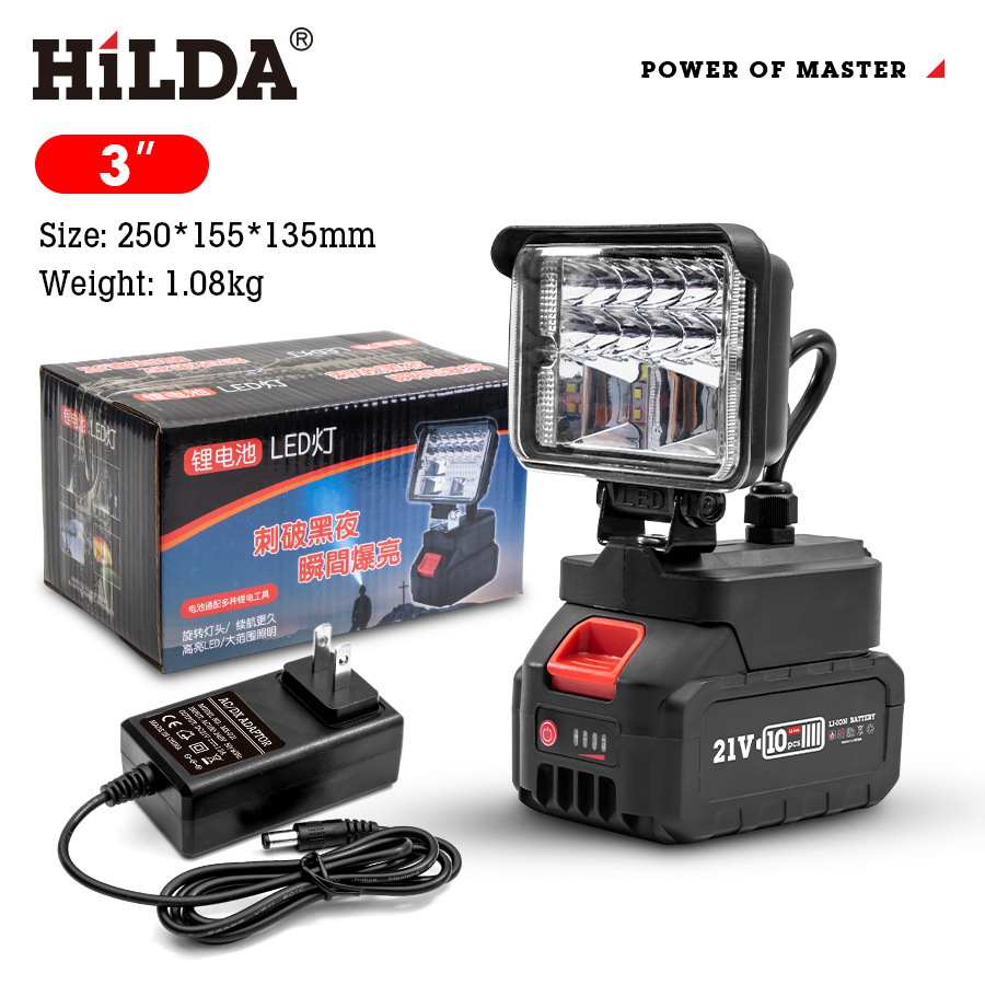 Estándar europeo de 3 pulgadas led iluminación una carga (3000 mA con pantalla digital)