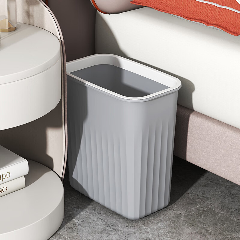 Hygienic capacious rectangular small garbage can for home use