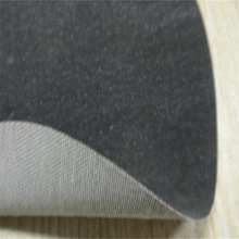 0.45mm阻燃单面黑色氯丁橡胶涂层涤棉布橡胶雨衣布