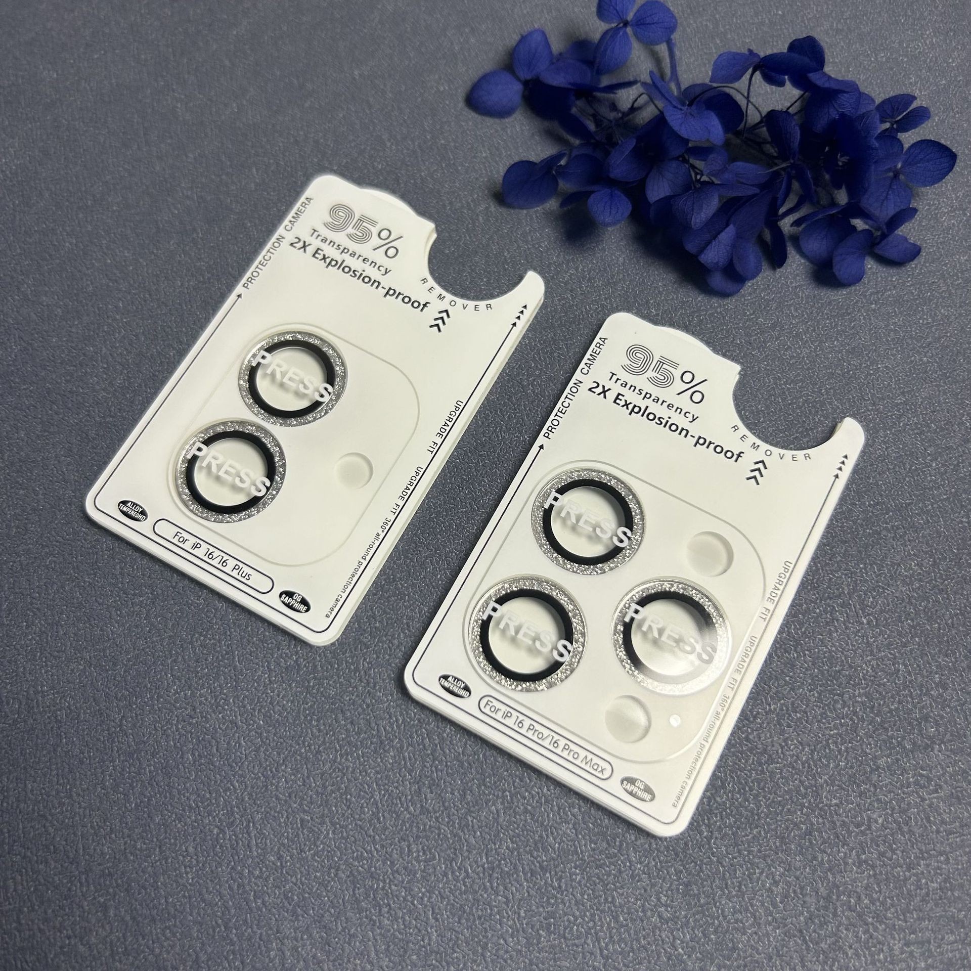 Aplicable a Apple 16promax Flash Powder Positioning Metal Lens Film Rear Camera Second Adhesive Hawk Eye Film Protector