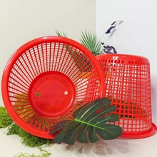 育苗纸篓垃圾桶家用开孔圆桶形垃圾桶塑料大眼垃圾框宿舍两元店