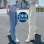 高腰薄款直筒新款牛仔裤