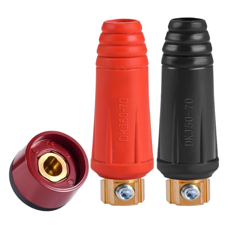 Сварочный аппарат Быстрый разъем DKJ25-35-50-70 Квадратный кабель разъем