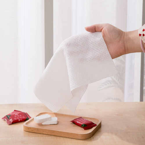 Korean compressed towel travel size thickened portable candy cleansing towel pure cotton disposable compressed face towel