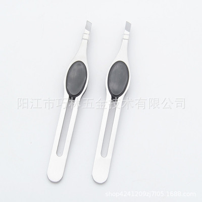 阳江美妆工具 不锈钢眉夹 镊子修眉刀 神器眉毛夹子 美容套装|ms