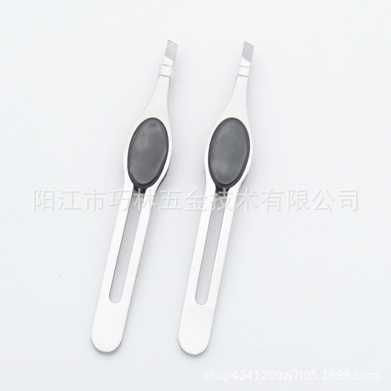 阳江美妆工具 不锈钢眉夹 镊子修眉刀 神器眉毛夹子 美容套装|ms