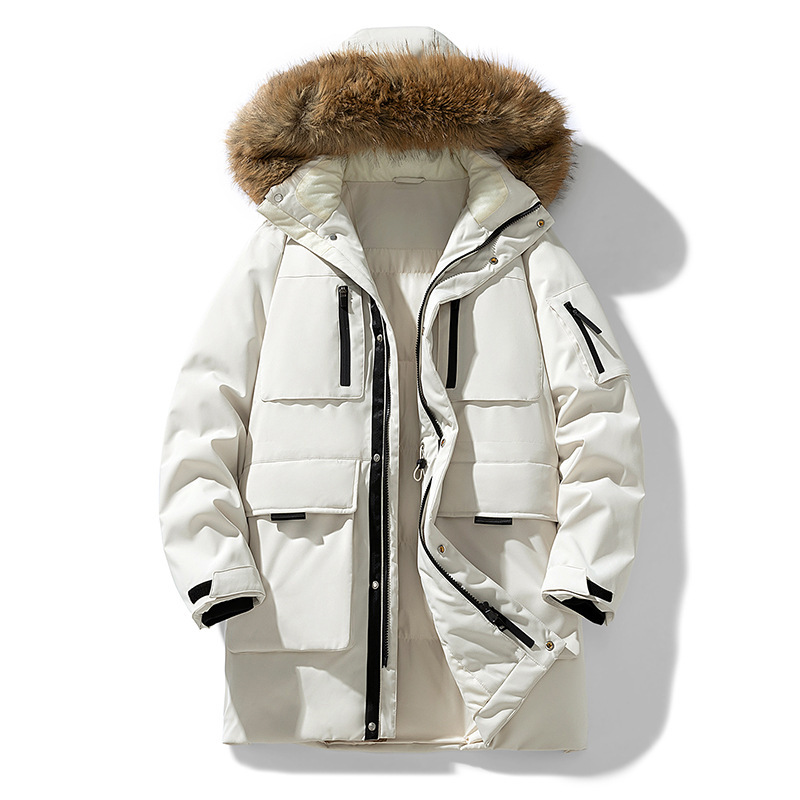 2025 New Couple Casual Thickeneded Winter Thickeneded Warm Outdoor Mid-Length Workwear Fur Collar Cotton Jacket 2025 New Couple Casual Thickeneded Winter Thickeneded Warm Outdoor Mid-Length Workwear Fur Collar Cotton Jacket