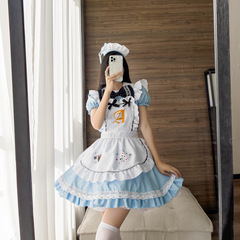 New Japanese anime cos costume Alice in Wonderland series poker maid costume cosplay costume