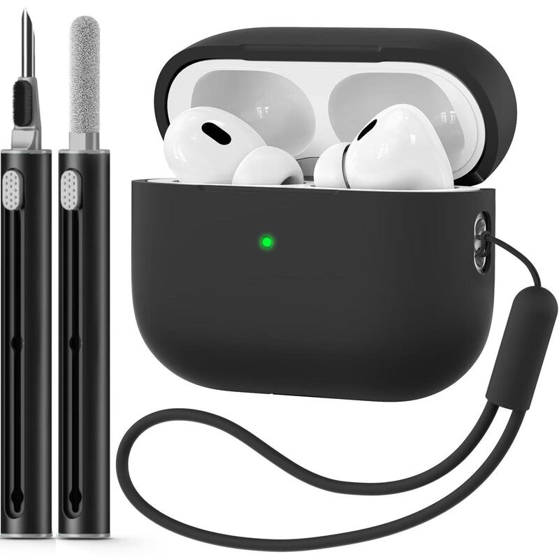 Suitable for Apple AirPods Pro 3 Third Generation Protective Case 2022/2023/2025 with Cleaning Kit Included