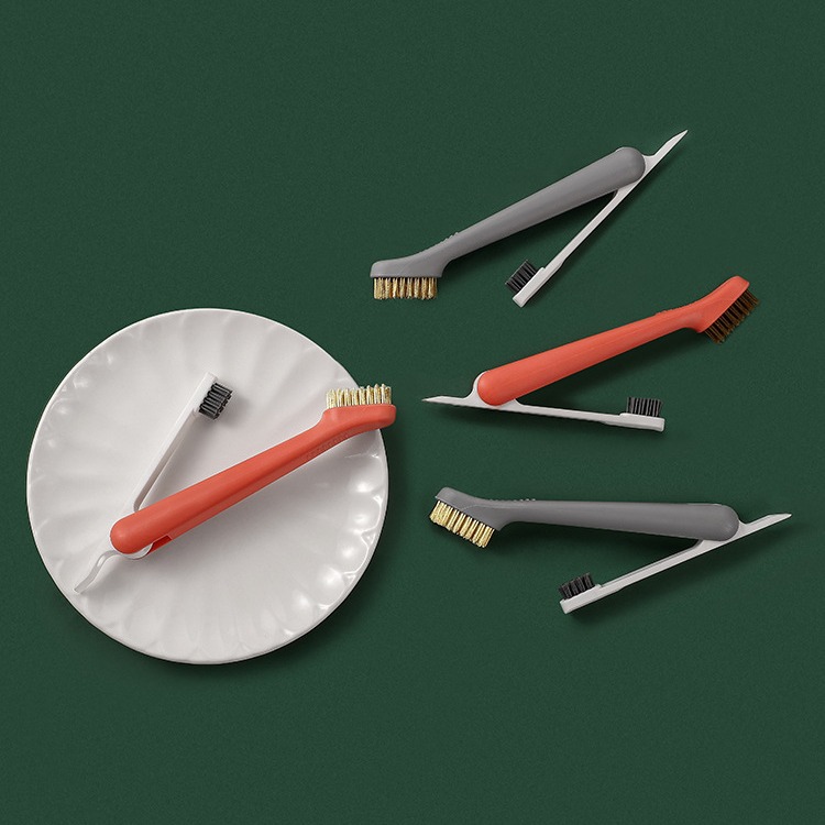 Cocina estufa de gas cepillo de limpieza cepillo de alambre cocina campana brecha eliminación de aceite de limpieza artefacto cepillo herramienta