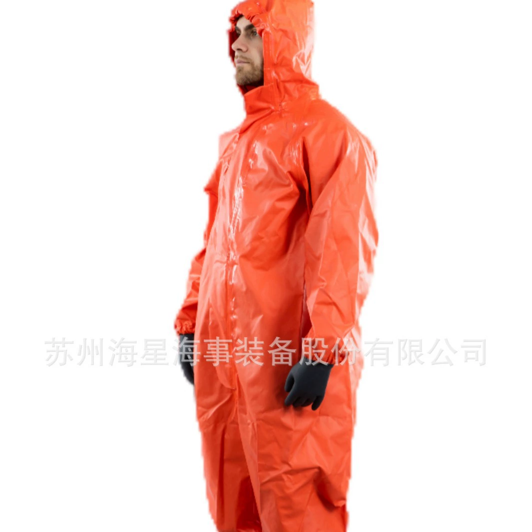 HXF-6 химическая защитная одежда негазовой плотности кислотно-щелочная жидкость плотного типа химическая защитная одежда прямые поставки от производителя Haixing