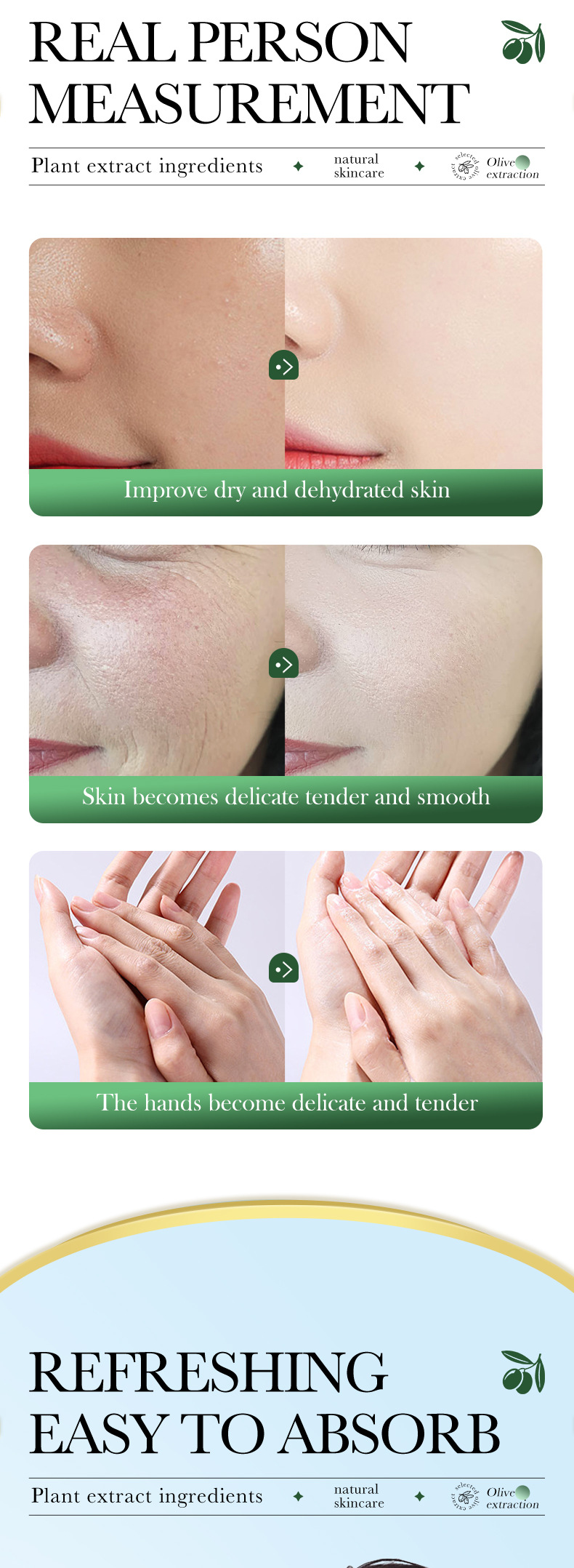 Pflegendes, reparierendes ätherisches ZOZU Olive-Öl für die Gesichtspflege und die Ganzkörperpflege_voghion.com