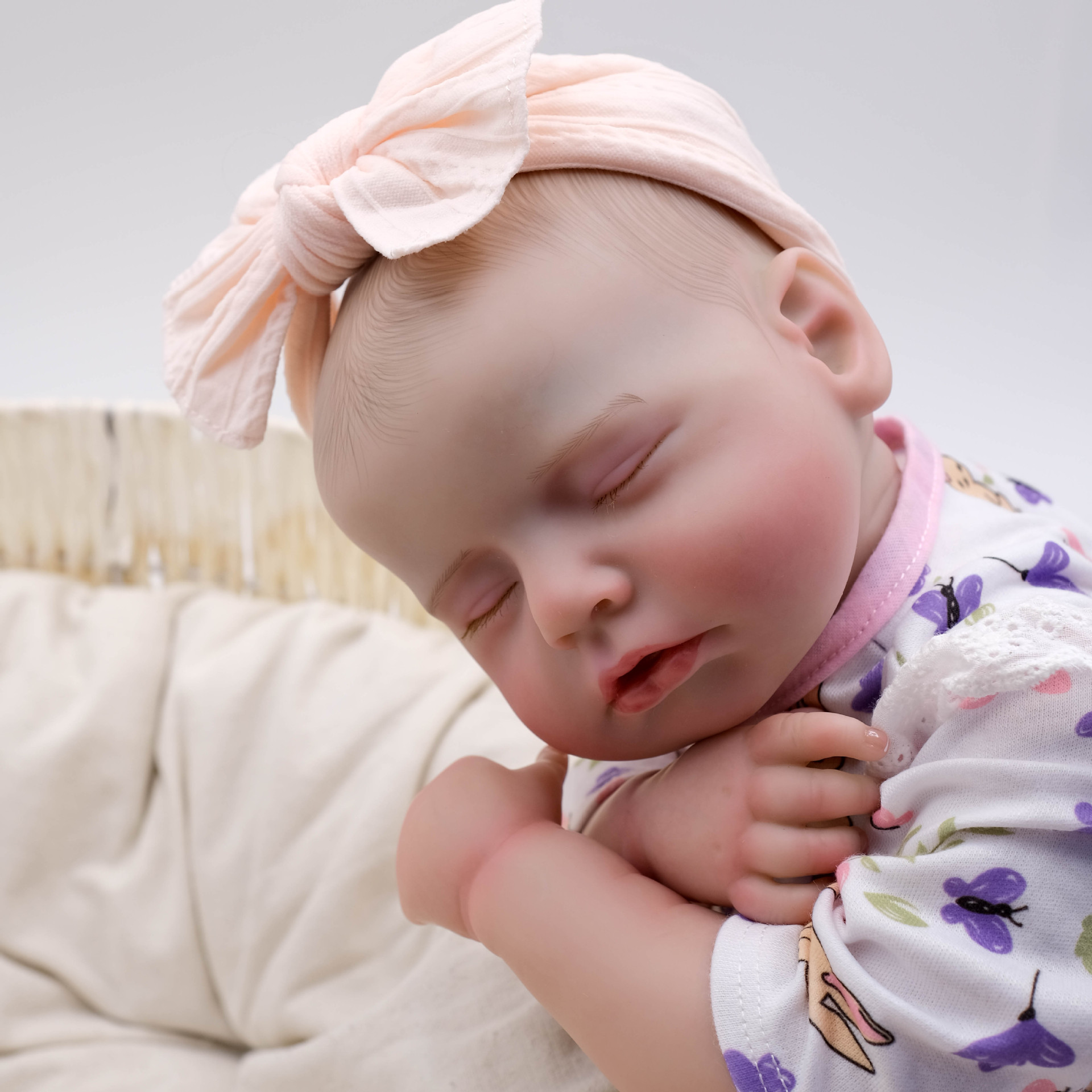 49 cm simulación de muñeca de bebé renacido 3D piel realista bebé