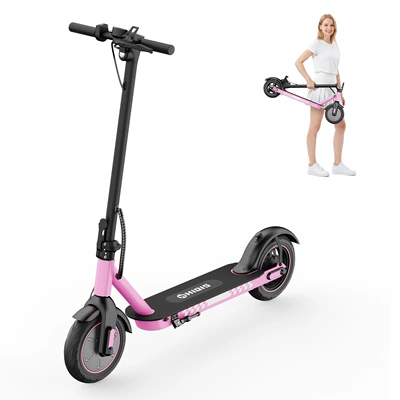 Qatlanan elektrik skuterlər 10inch Overseas Warehouse - pink