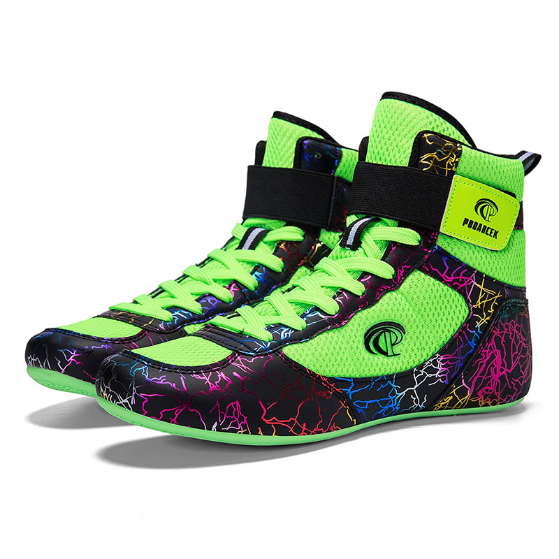 Cross-Border Boxing Shoes for Competition and Training, Men's Wrestling Shoes, Fighting, Sparring, Weightlifting, Squats, Wrestling, Boxing Shoes, Professional