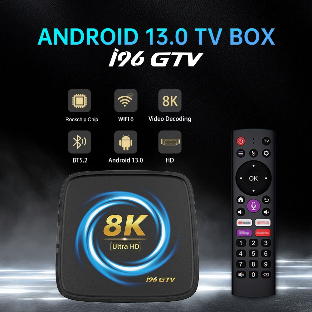 Кросс-бордер набор ТВ-приставка RK3528 Bluetooth голос Android 13 внешняя торговля ТВ-бокс 8K сетевой ТВ-бокс