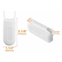 窗帘卷帘拉绳吊坠 通用手柄 百叶帘拉珠手柄 线坠 垂重装饰防摆动