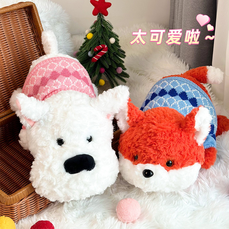 Nuevo bufandas de Navidad muñecas de peluche muñecas de peluche mercado nocturno muñecas para niños dormir almohada regalos al por mayor